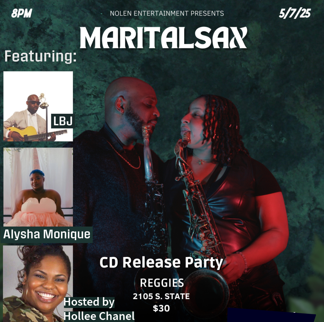 MaritalSax CD Release Party Reggies MaritalSax Live at Reggies EP Release Party