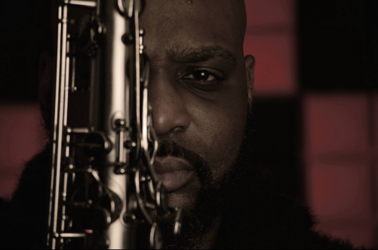 Professional saxophonist portrait for corporate event entertainment – McKinney Music LLC